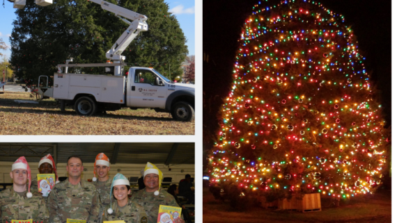 W.A. Chester, a United Utility Company, Lights up Fort Belvoir